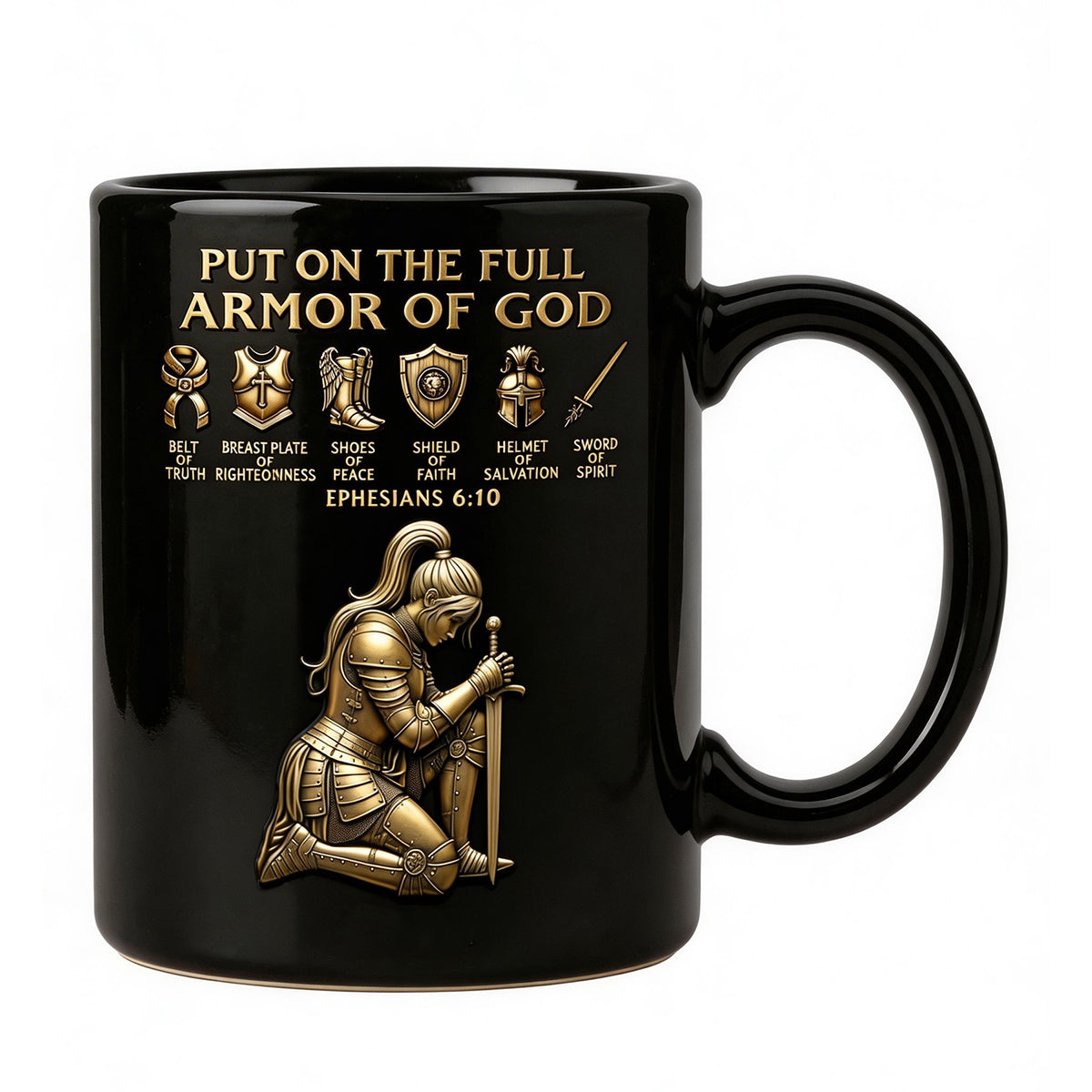 Put On The Full Amor Of God - Personalized Mug