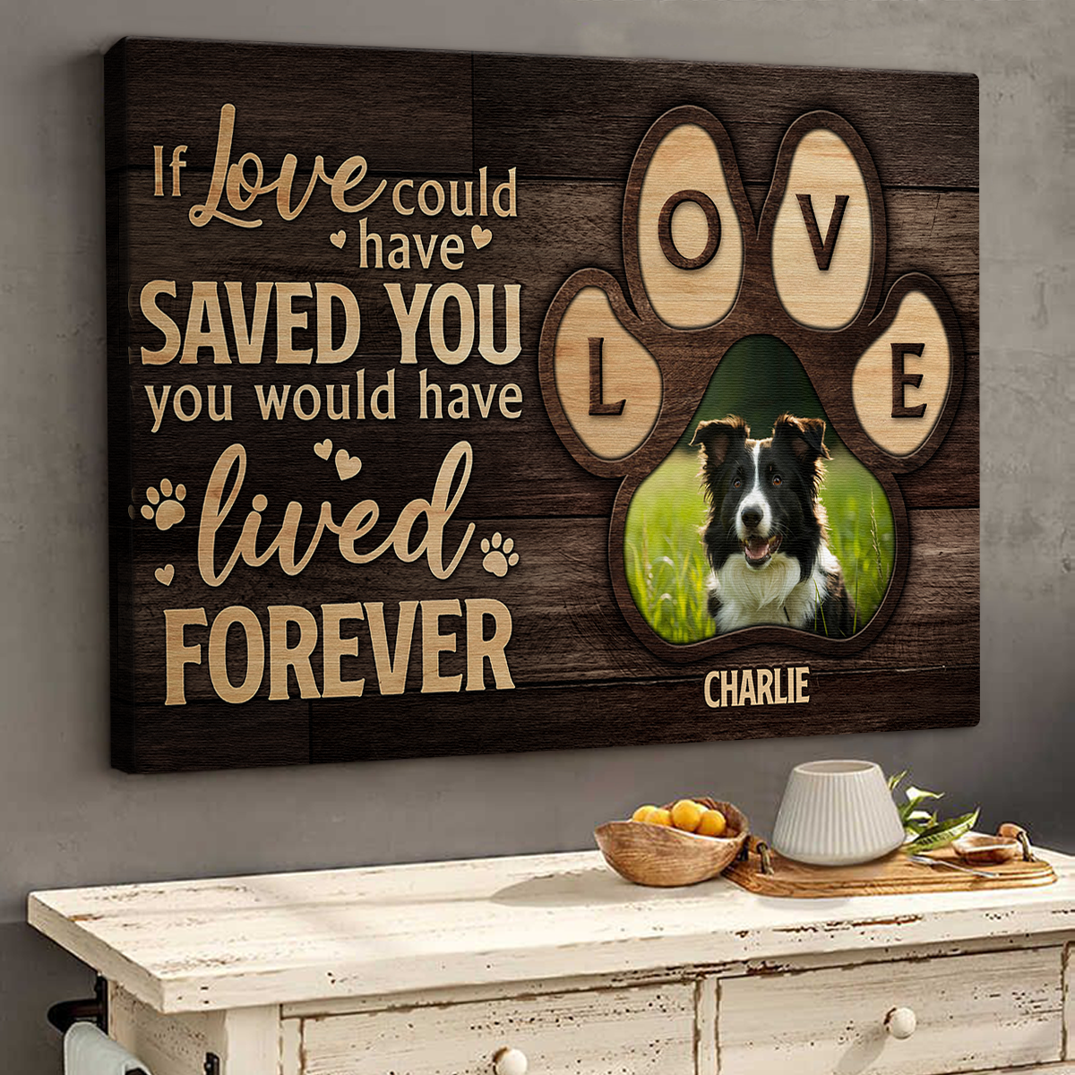 Sometimes A Very Special Dog Enters Your Life - Personalized Customized Pet Lovers Dog Lovers Canvas / Poster