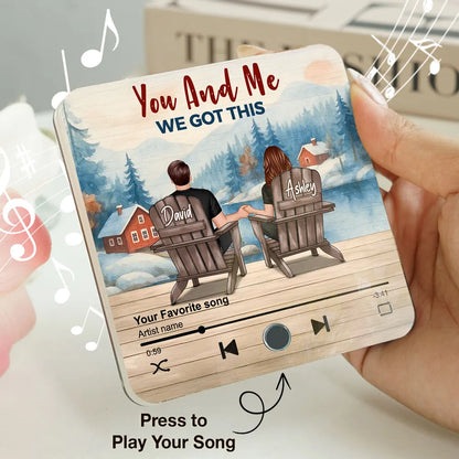 And So Together - Personalized Music Fridge Magnet