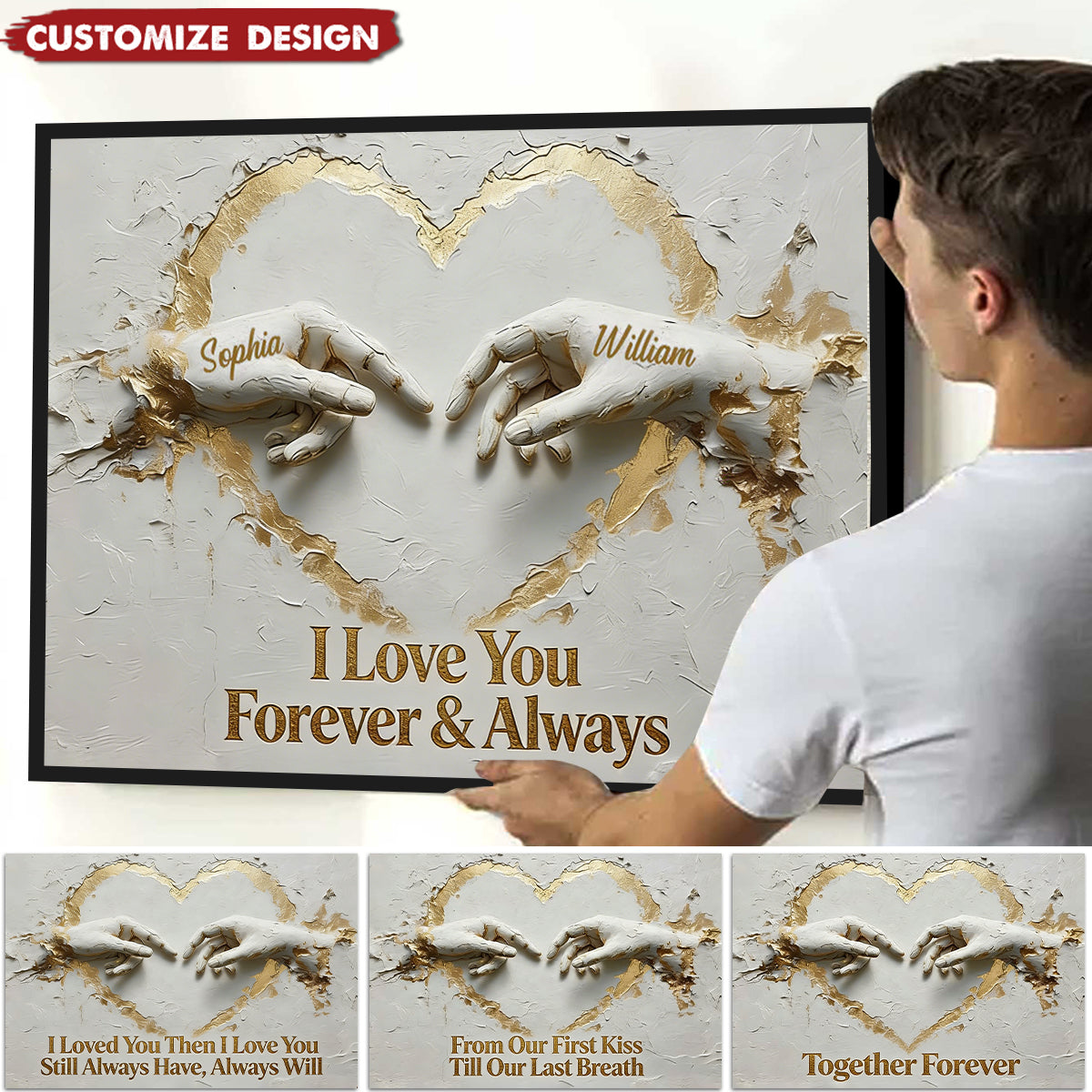 You And Me We Got This - Personalized Custom Couple Poster / Canvas