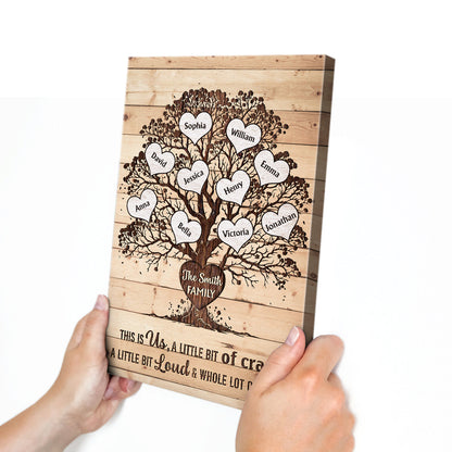 There Is No Greatest Gift Than Family - Personalized Customized Canvas / Poster