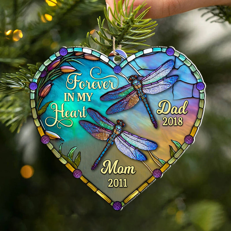 Personalized Memorial Gift - “I’m Always With You” Heart Acrylic Ornament