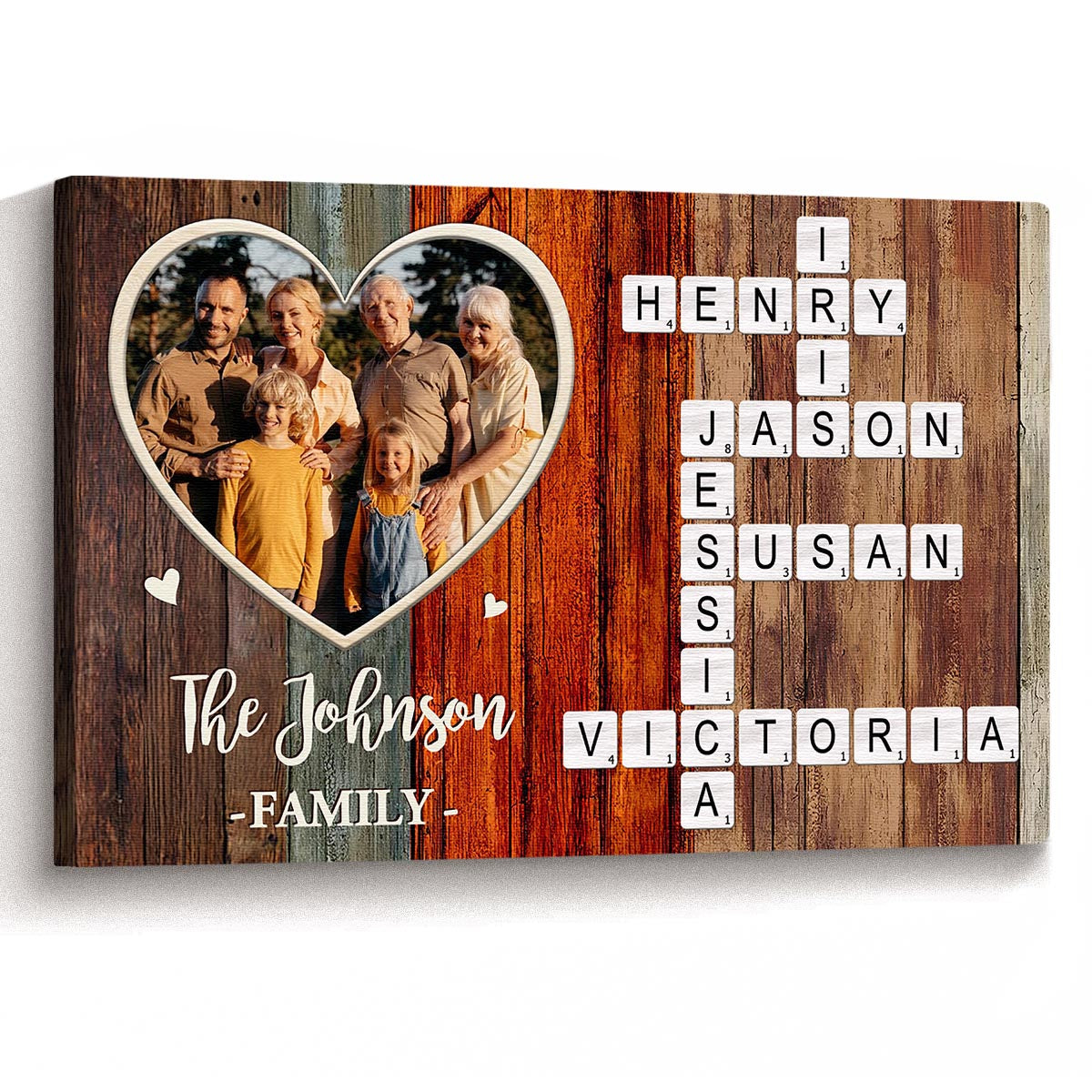 “Forever A Family” - Personalized Custom Photo Canvas/poster