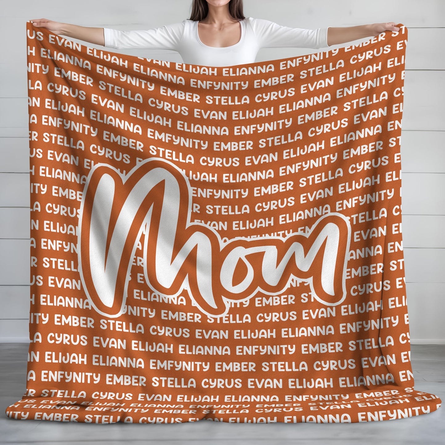 Personalized Mamaw Blanket with Names - Heartfelt Mother's Day Gift