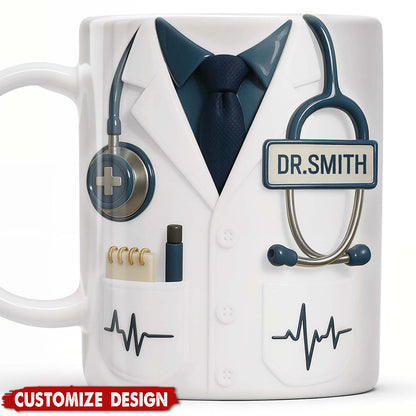 Personalized Doctor’s Coat Mug - The Perfect Medical Gift