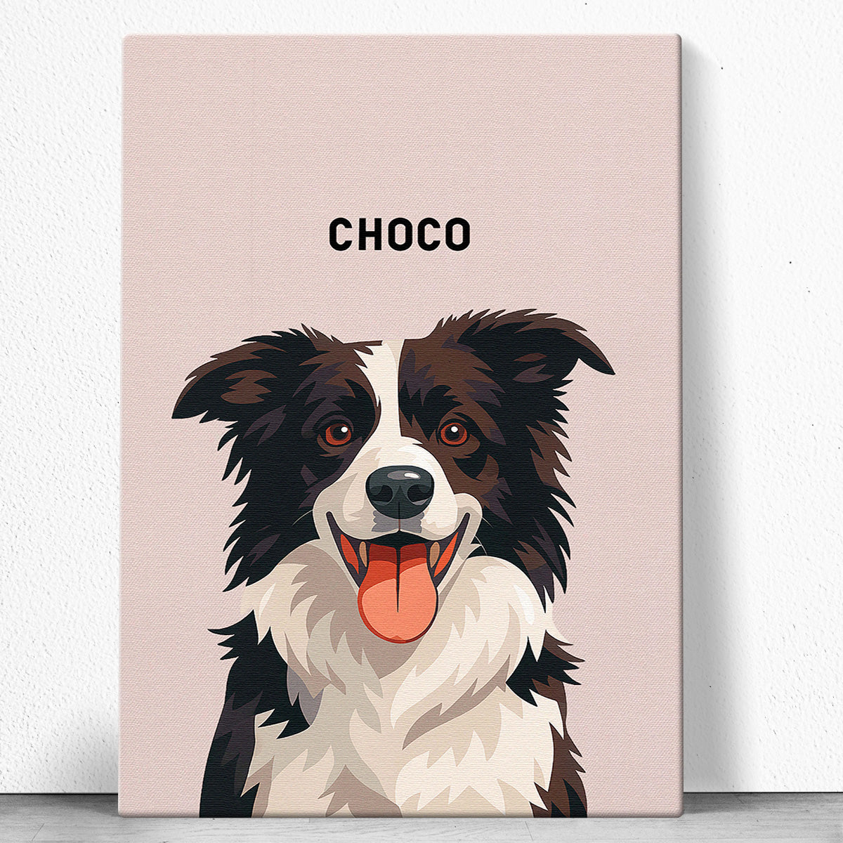 Personalized Customized Animated Art Style Of Your Fur Angel Canvas / Poster - Lovely Gift For Pet Lovers