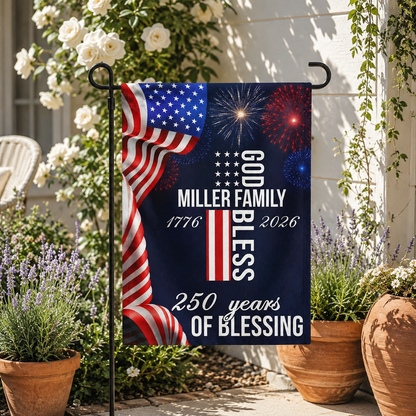 Garden Flag detail view for Family
