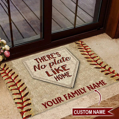 Personalized Baseball Doormat - Custom Gift For Baseball Players