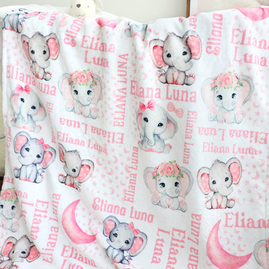 Personalized Princess or Prince Blanket with Name - Cute Custom Gift for Kids