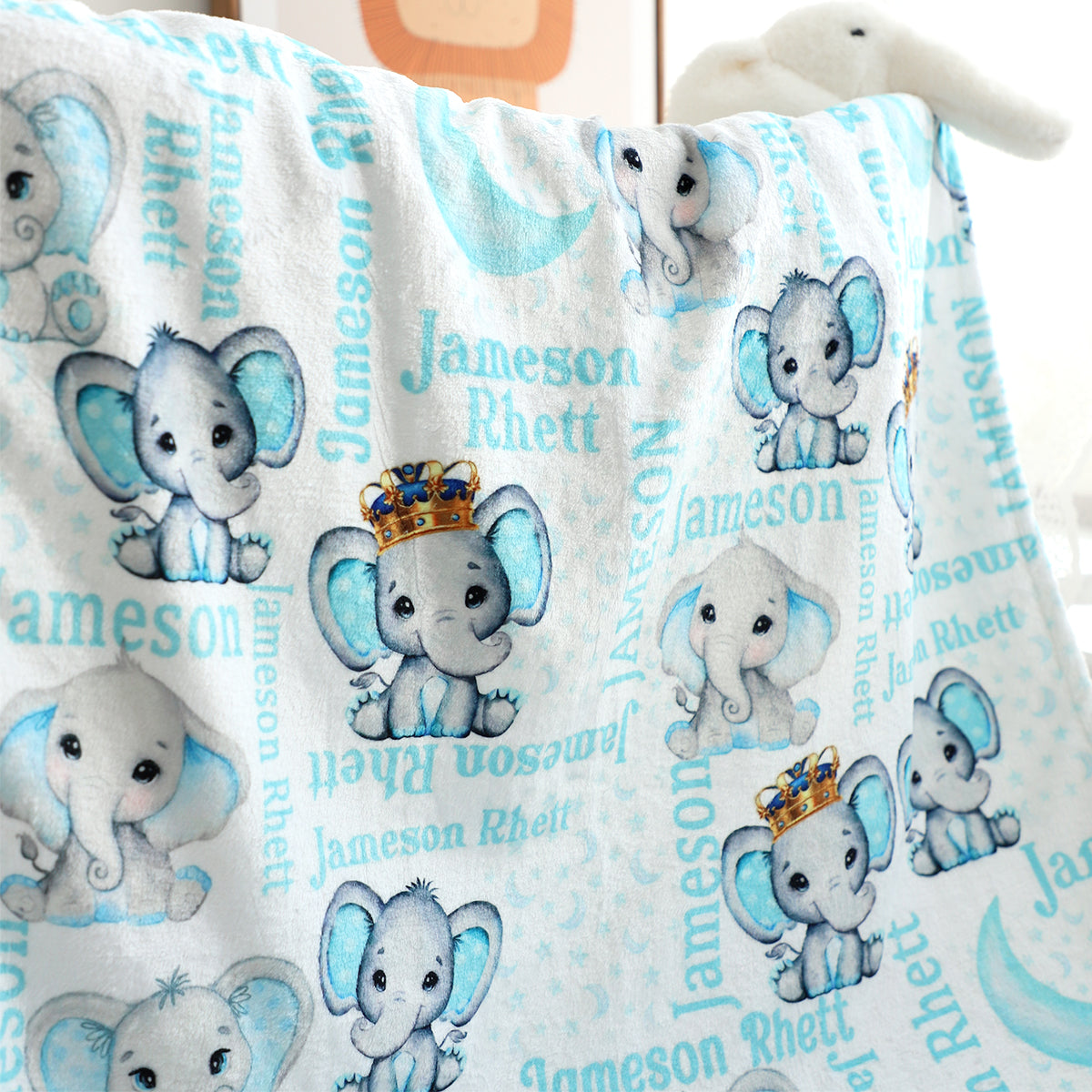 Personalized Princess or Prince Blanket with Name - Cute Custom Gift for Kids