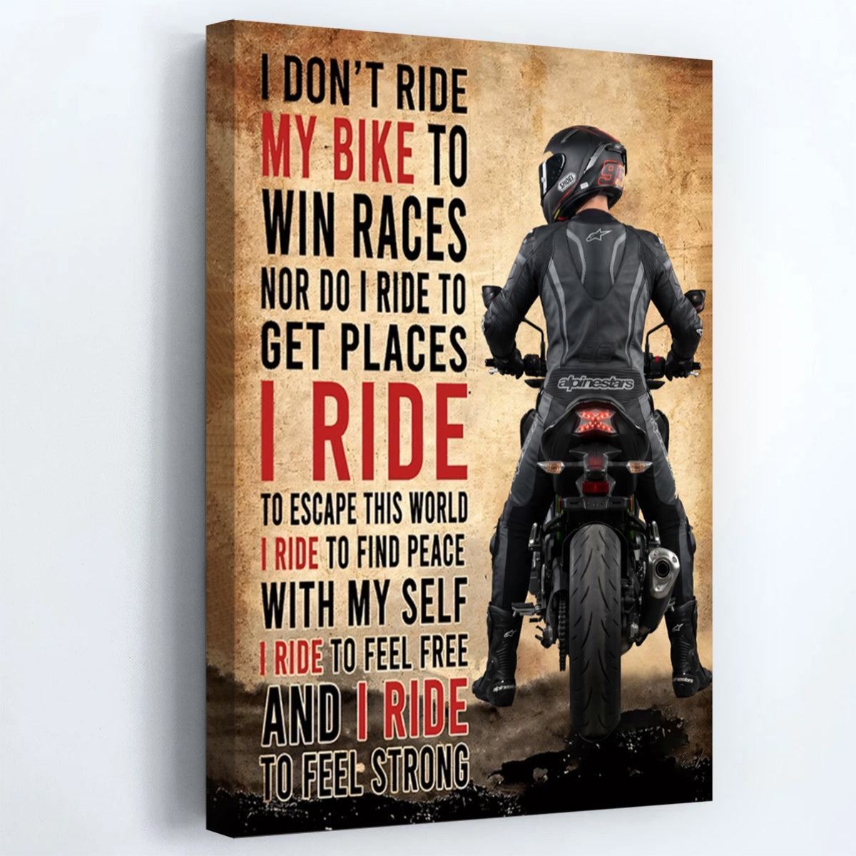 Personalized Motocross Name & Number Poster / Canvas - Gift for Motocross Lovers (Upload Your Photo)