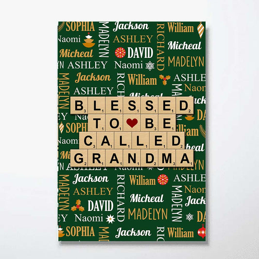Personalized Gift For Grandma Christmas Poster 36197 Primary Mockup