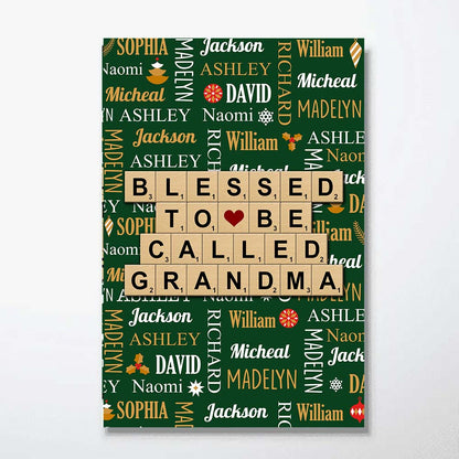 Personalized Gift For Grandma Christmas Poster 36197 Primary Mockup