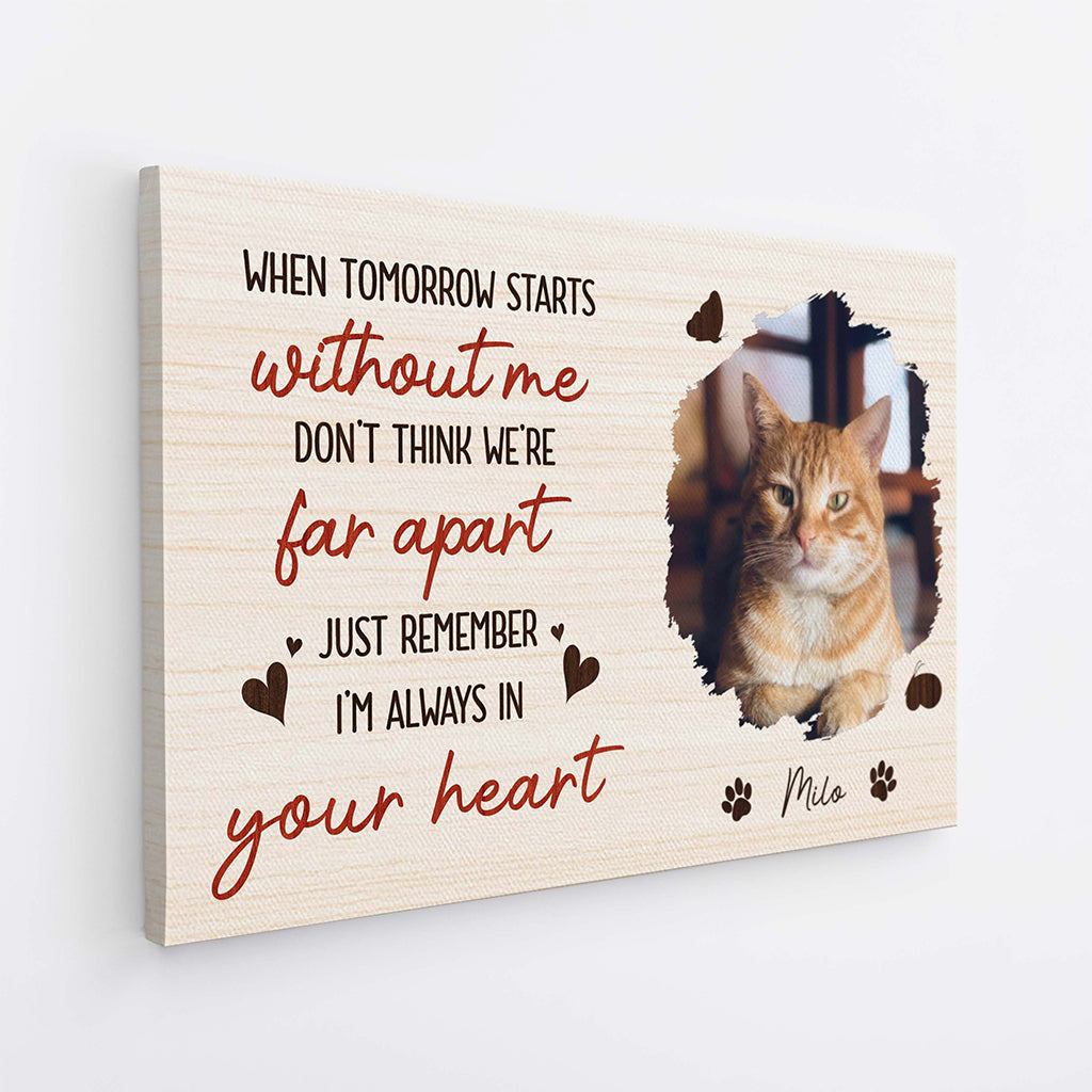 Personalized Photo Memorial Canvas / Poster - Custom Pet Memorial Gifts