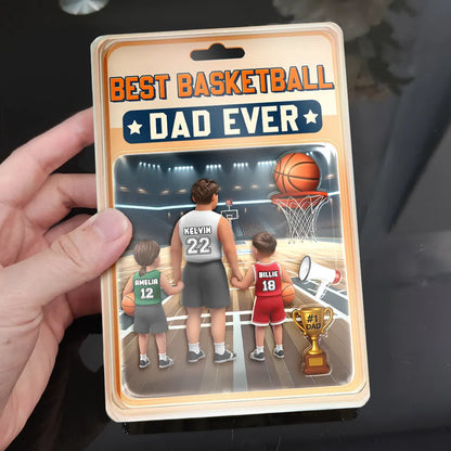 The Best Basketball Dad Ever - Personalized Custom Acrylic Plaque