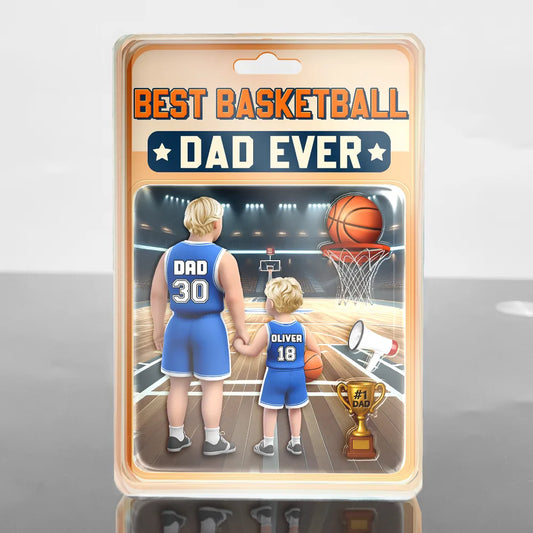 The Best Basketball Dad Ever - Personalized Custom Acrylic Plaque