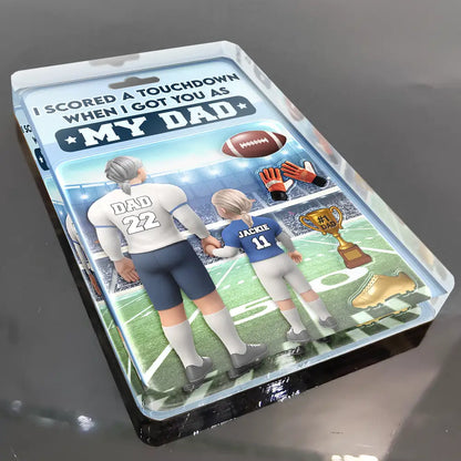 I Got Lucky Having You As My Dad - Personalized Acrylic Plaque