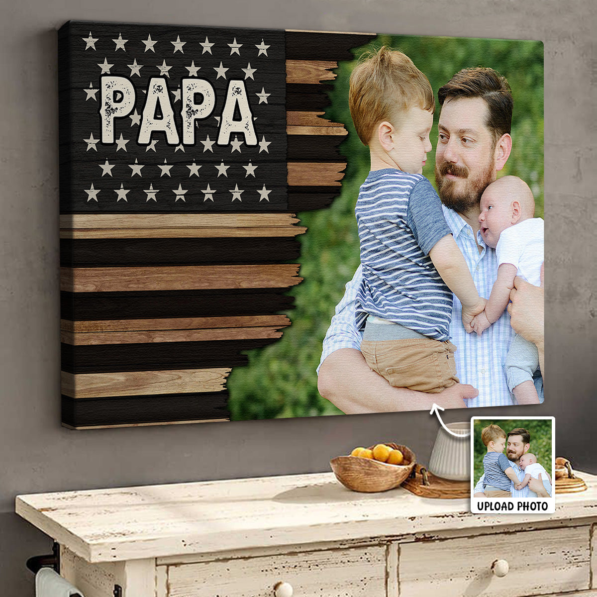 Canvas / Poster detail view for Dad