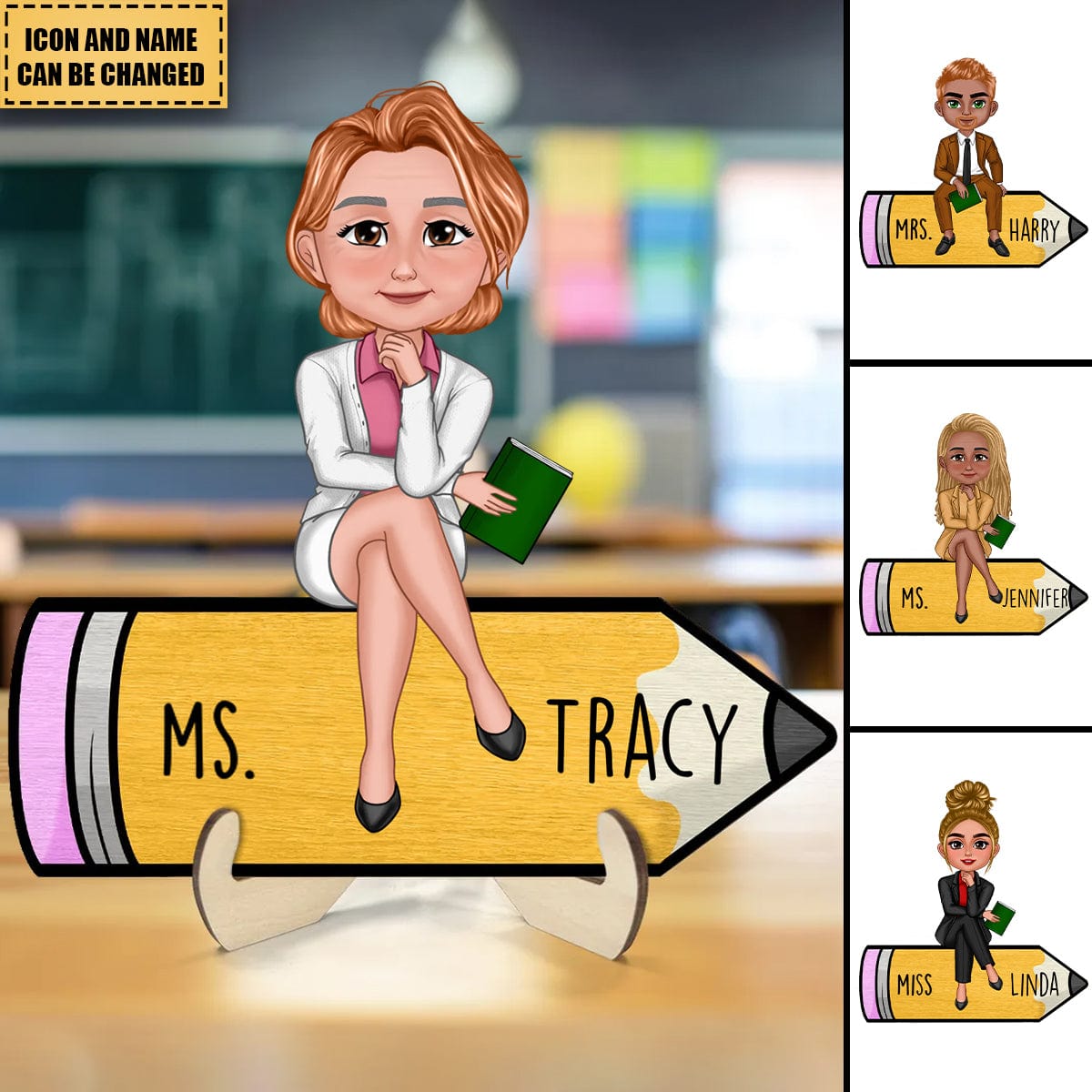 Teacher Appreciation Plaque personalization view for Teacher