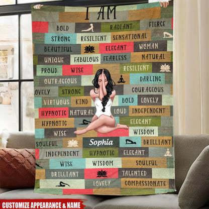 Wise, Proud & Compassionate - A Personalized Affirmation Blanket