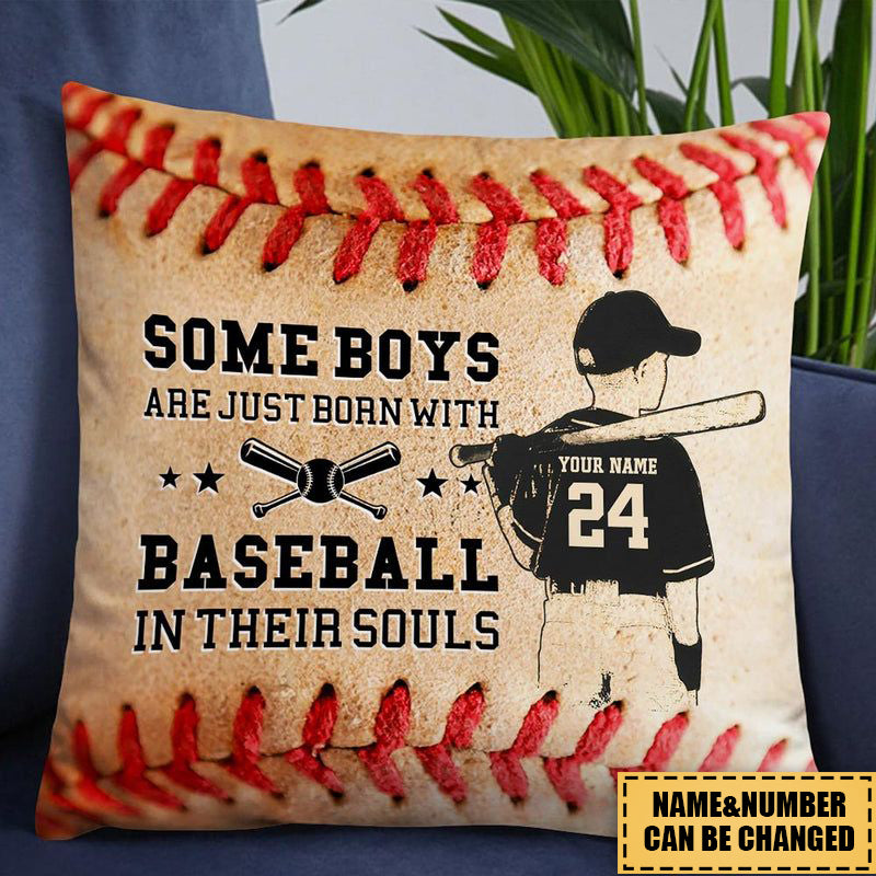 Pillow detail view for Son/Grandson