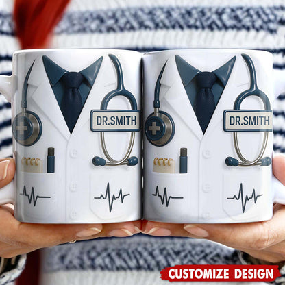 Personalized Doctor’s Coat Mug - The Perfect Medical Gift