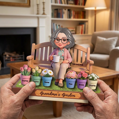 Personalized Grandma’s Garden Plaque: A Garden of Love for Grandma