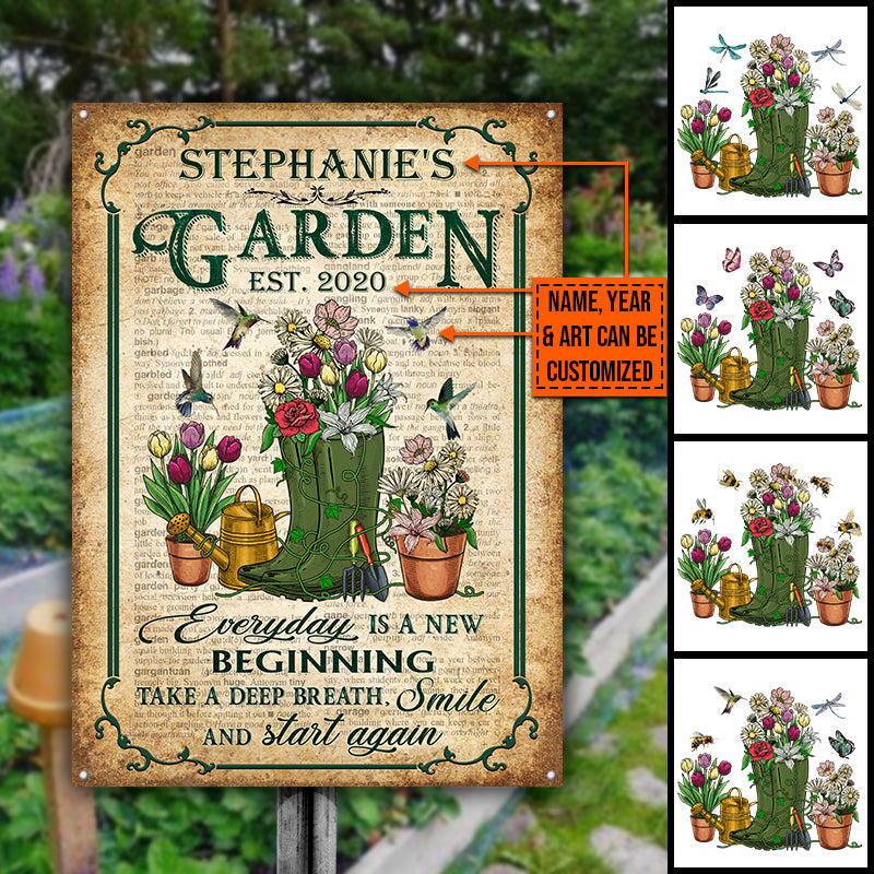 Garden Dictionary Take A Deep Breath Custom Classic Metal Signs-Metal Sign-PRINTS10