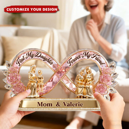 First My Daughter, Forever My Friend - Personalized Plaque
