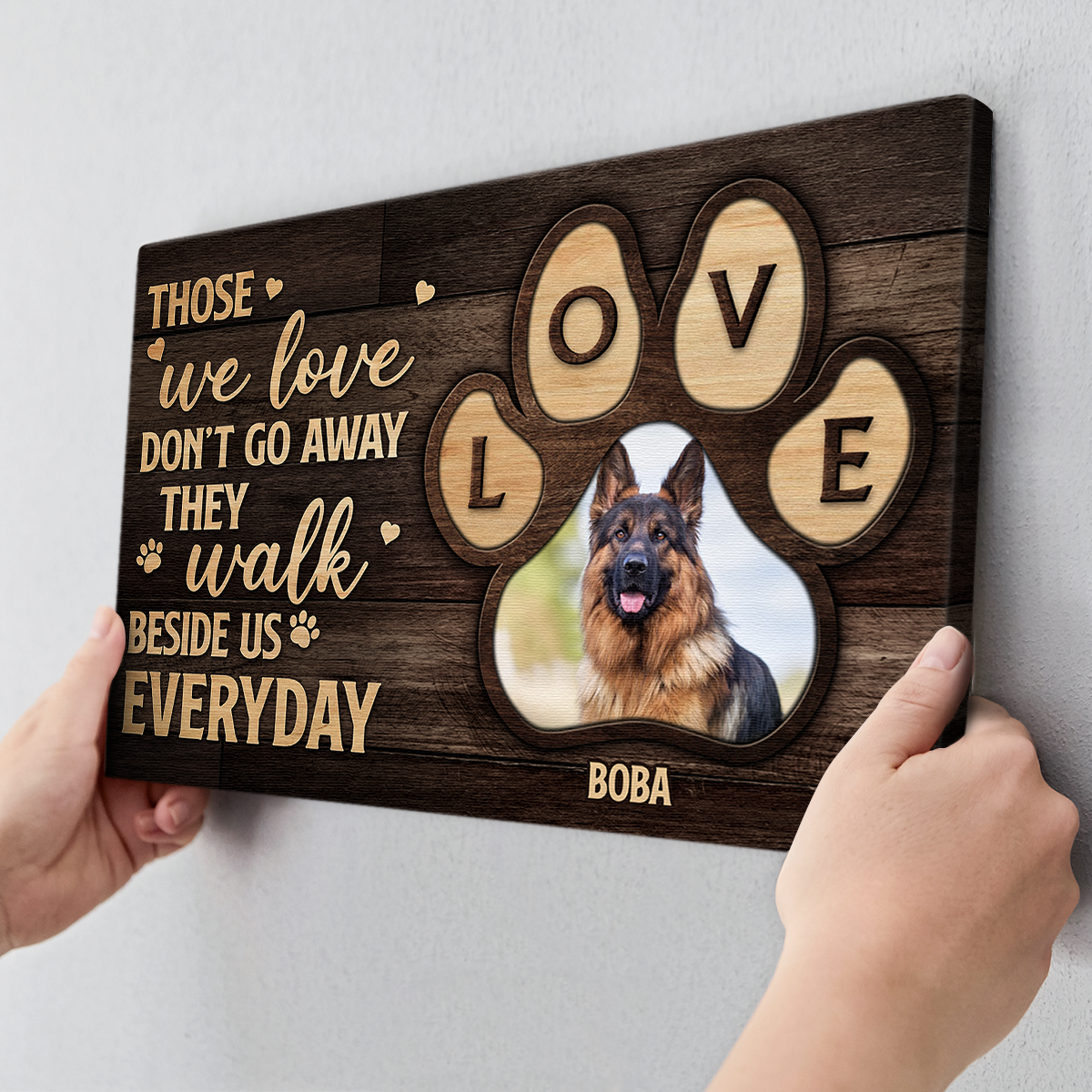 Sometimes A Very Special Dog Enters Your Life - Personalized Customized Pet Lovers Dog Lovers Canvas / Poster