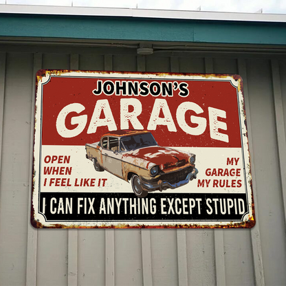 I Can Fix Anything - Personalized Custom Classic Metal Signs