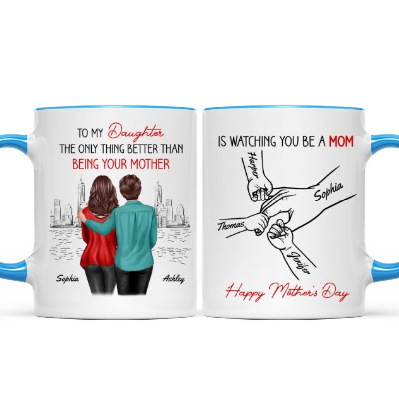 Personalized Mug: From Mom & Dad to Daughter - Watching You Be a Mom - Mother’s Day Gift for Daughter