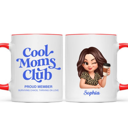Personalized Cool Mom Club Mug - A Proud Member’s Mother’s Day Gift for Mom/Wife