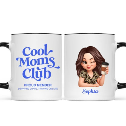Personalized Cool Mom Club Mug - A Proud Member’s Mother’s Day Gift for Mom/Wife
