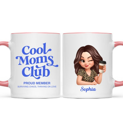 Personalized Cool Mom Club Mug - A Proud Member’s Mother’s Day Gift for Mom/Wife