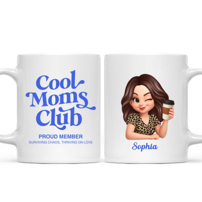Personalized Cool Mom Club Mug - A Proud Member’s Mother’s Day Gift for Mom/Wife