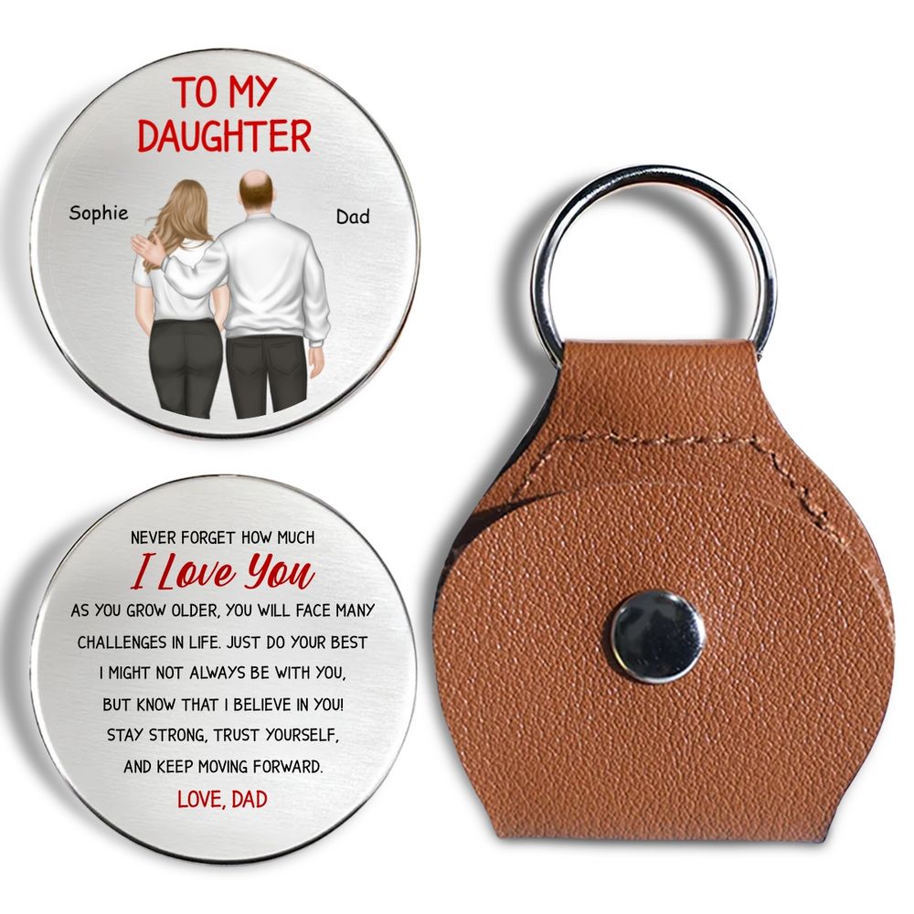 My Girl My Daughter - Personalized Custom Pocket Hug