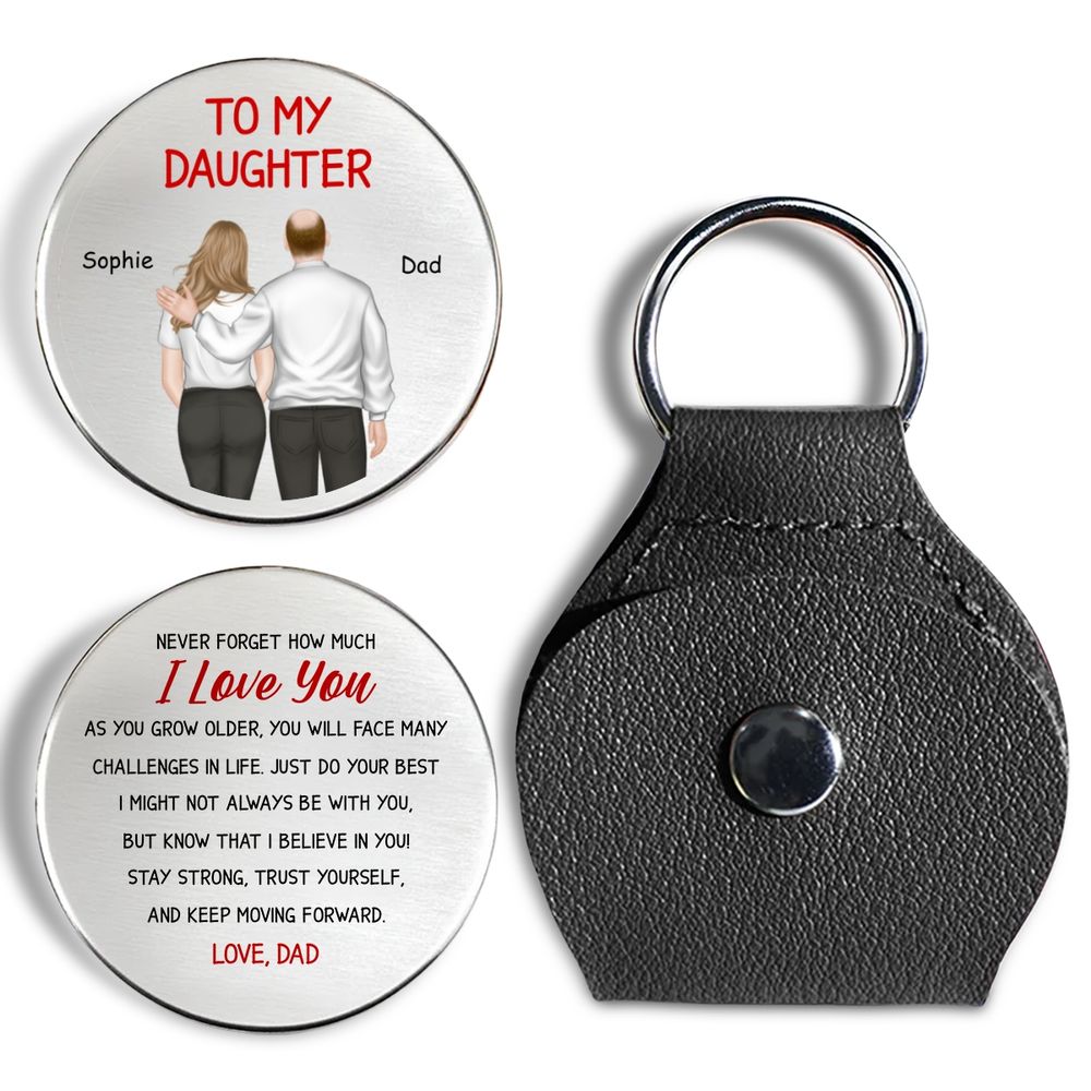 My Girl My Daughter - Personalized Custom Pocket Hug