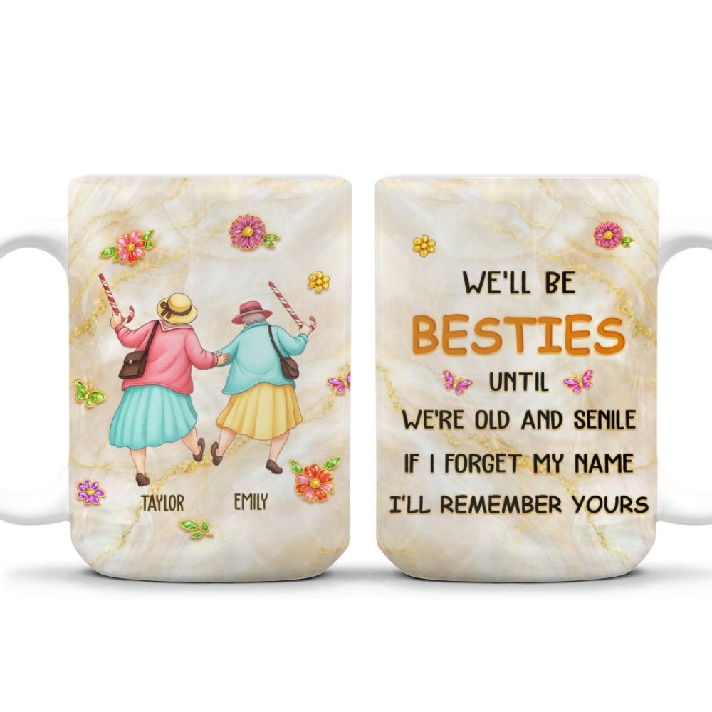 If I Forget My Name, I’ll Remember Yours - Personalized Mug