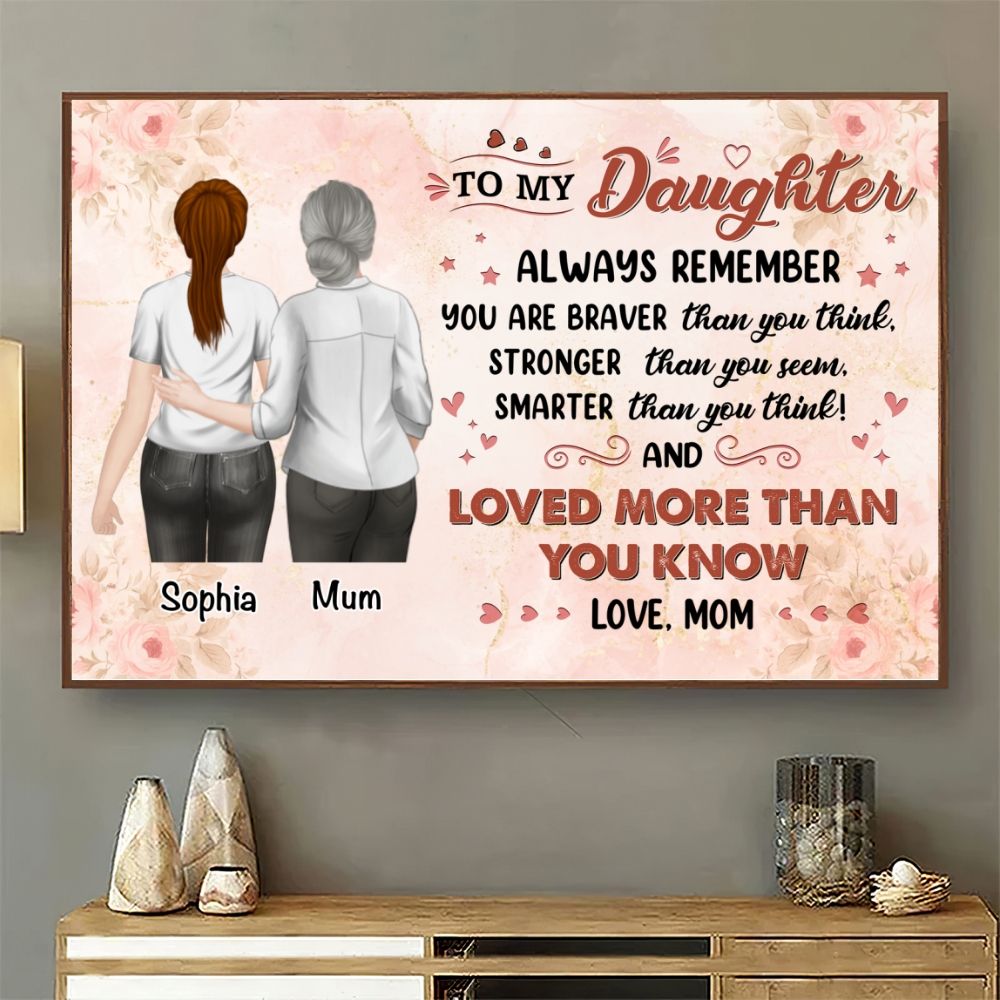 “You Are Amazing” Personalized Poster / Canvas - Custom Gift for Mother’s Day