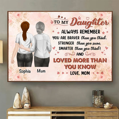 “You Are Amazing” Personalized Poster / Canvas - Custom Gift for Mother’s Day