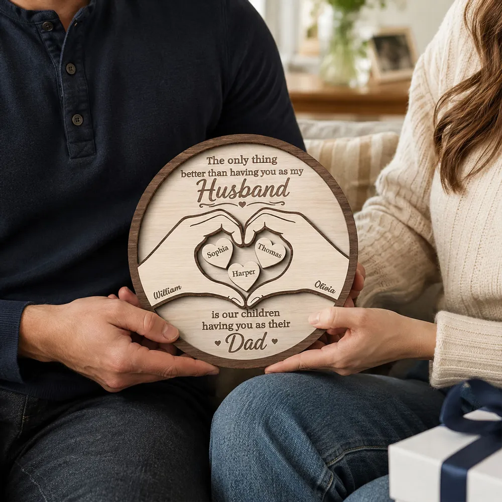 Personalized Husband Plaque personalization view for Husband