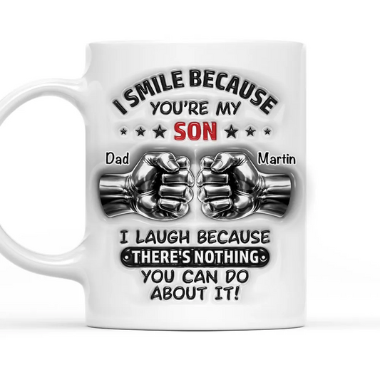 Personalized Son Mug for Son/Grandson with personalized design details for meaningful gifting
