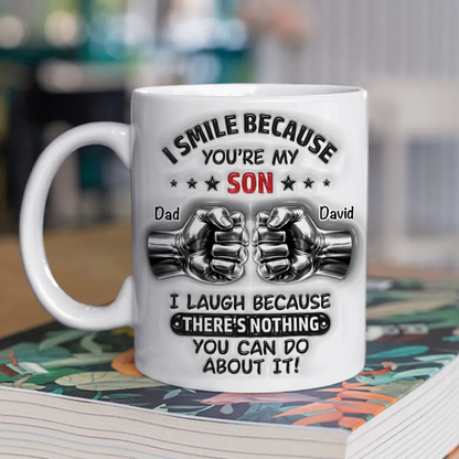 Personalized Son Mug personalization view for Son/Grandson