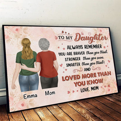 “You Are Amazing” Personalized Poster / Canvas - Custom Gift for Mother’s Day