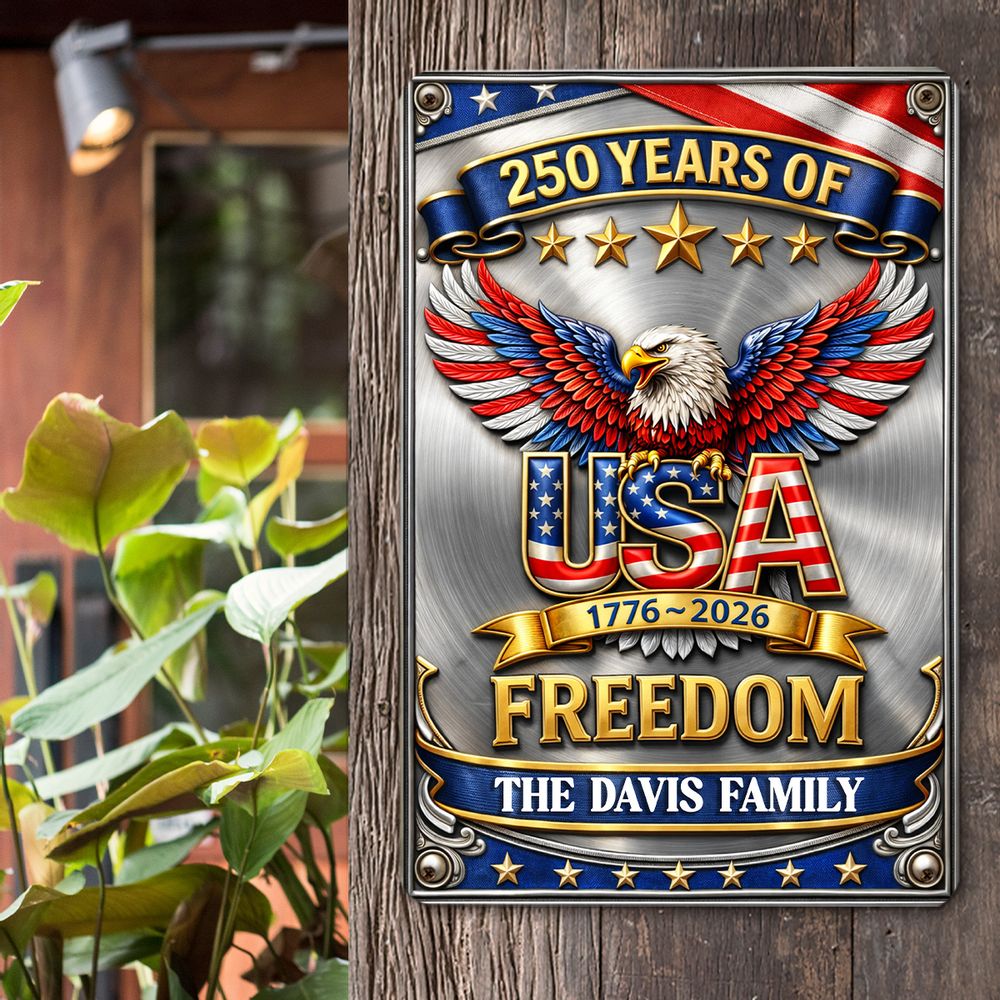 Our Freedom - Personalized Custom Metal Sign