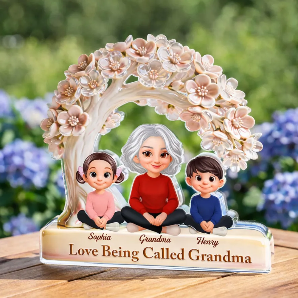 Love Being Called Grandma - Personalized Plaque