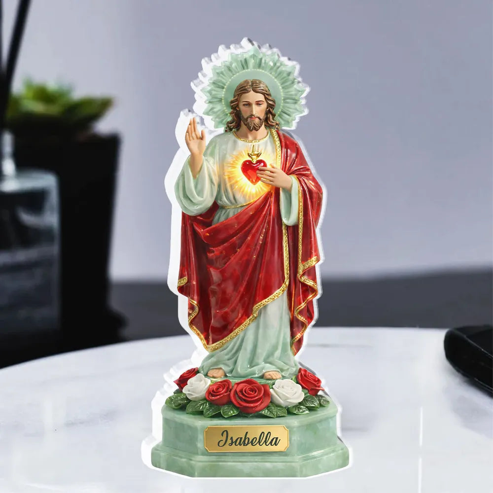 Jesus Is With Me - Personalized Custom Acrylic Plaque