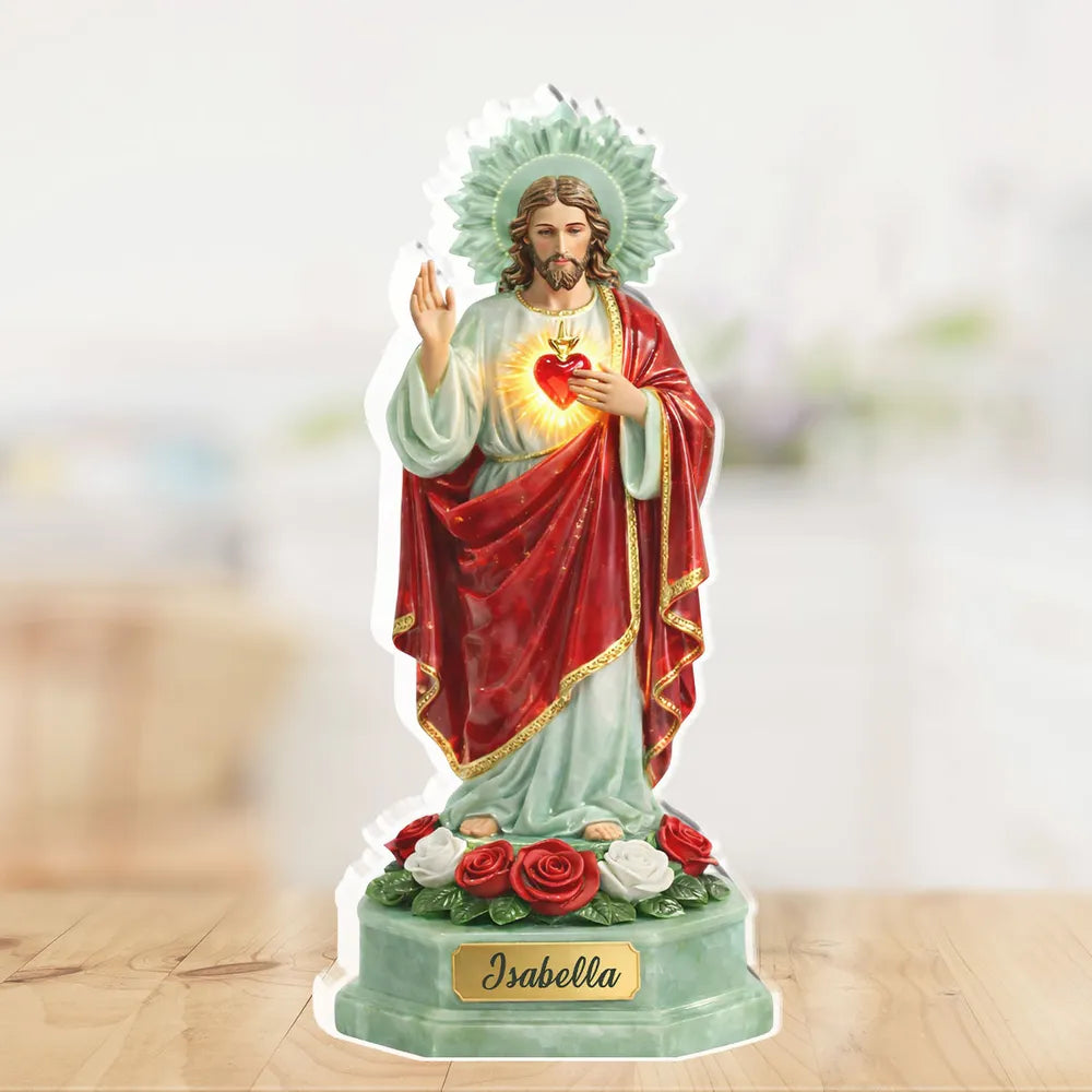 Jesus Is With Me - Personalized Custom Acrylic Plaque