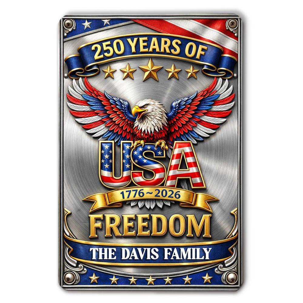Our Freedom - Personalized Custom Metal Sign